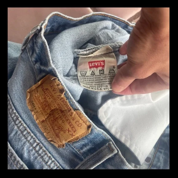 🤩 SOLD-Vtg 80s 501xx Button-fly Levi Jeans 28”X 29” - Picture 7 of 14